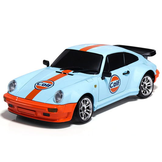 LDRC 1898 RTR 1:18 Scale RC Drift Car with Gyro & LED Lights 2.4G RWD Radio Control Car for Adults and Kids Alloy Body Shell Ready to Run